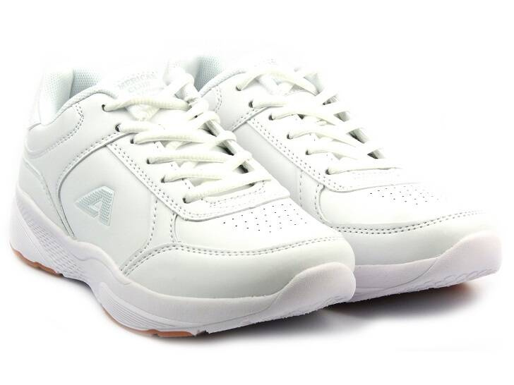 Buty sportowe damskie, adidasy - American Club HA 52/24, białe