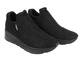Wsuwane sneakersy damskie - INBLU IN-386, czarne