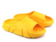Sportowe klapki damskie na grubej podeszwie - Big Star LL274591, żółte