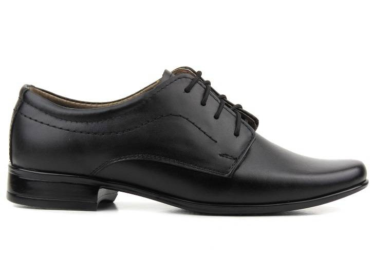 Eleganckie półbuty dziecięce, buty komunijne - Lukas J1, czarne