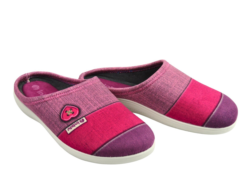 Wygodne kapcie damskie Inblu EC-41, różowe