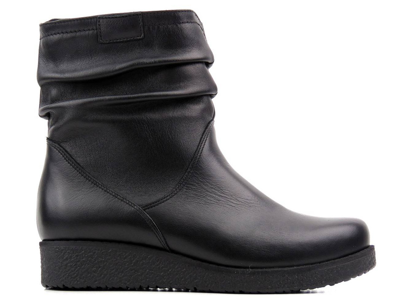 Ocieplane botki damskie AXEL Kosela 9092, czarne