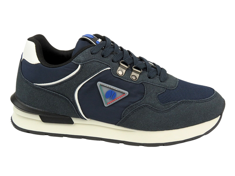 Sznurowane buty męskie sportowe niebieskie Inblu IU-16 