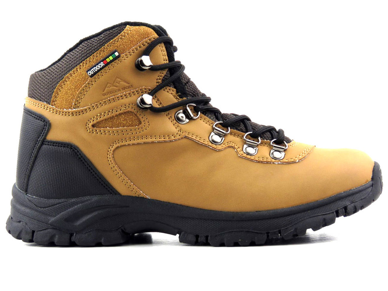 Trekkingi damskie zimowe - AMERICAN CLUB ES110/22, camel