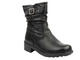 Botki damskie na obcasie- Unisoft 24BT02-7988, czarne