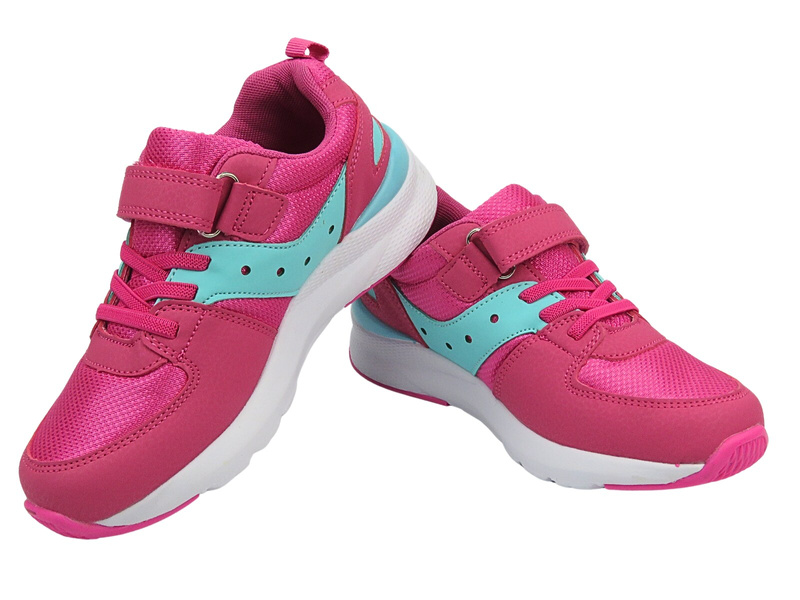 Buty Sportowe Młodzieżowe - Befado 516Y156, Różowe Na Rzep