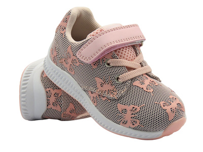 Buty dziecięce sportowe, adidasy różowe American Club ES 30/22