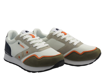 Sportowe buty męskie sznurowane białe Inblu IU-26