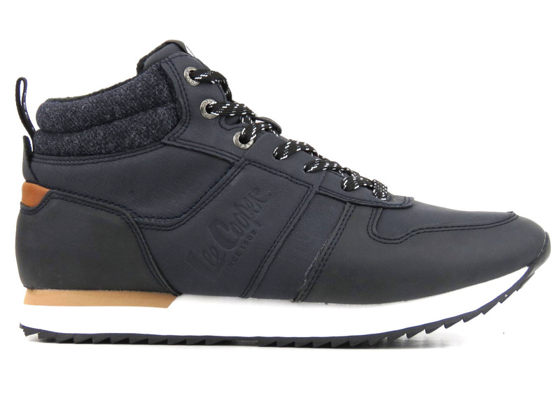 Buty męskie zimowe, sportowe - LEE COOPER LCJ-22-31-1462M, granatowe