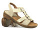 Sandałki damskie z gumkami - Evento 22SD35-4940, beżowe