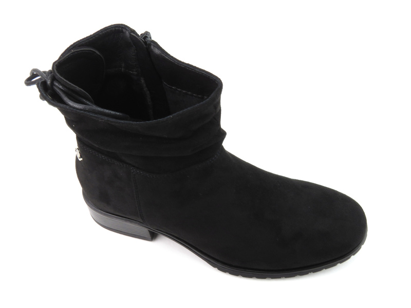 Ocieplane botki damskie - Evento 21BT35-4257, czarne