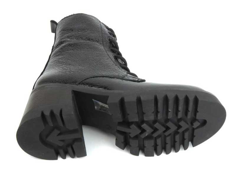 Botki, trapery damskie - VENEZIA 0010LP3R, czarne