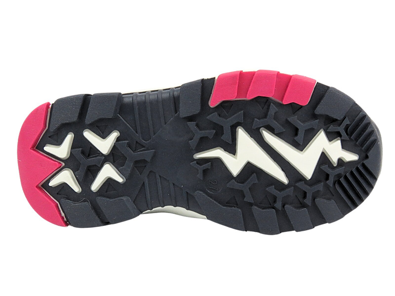 Śniegowce Dziecięce - BEFADO 615X001, Różowe Na Rzepy