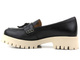 Półbuty, loafersy damskie MACIEJKA 05497-01, czarne