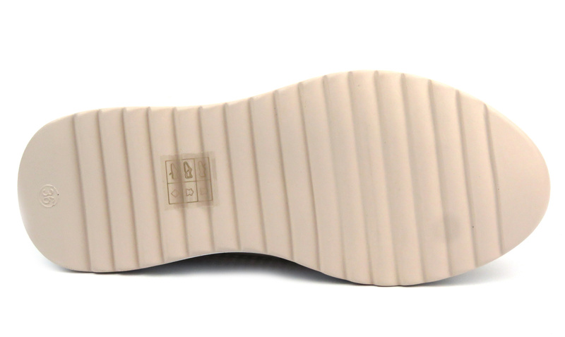 Ażurowe półbuty damskie - Artiker 52C1888, różowe