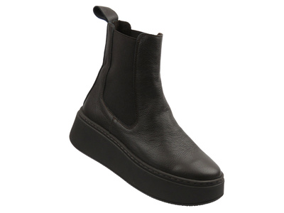 Stylowe, wygodne botki damskie Nika Komfort 1461, brązowy lico