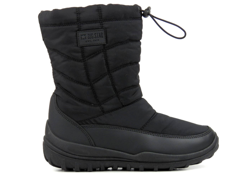 Wysokie śniegowce damskie ciepłe - BIG STAR KK274599, czarne