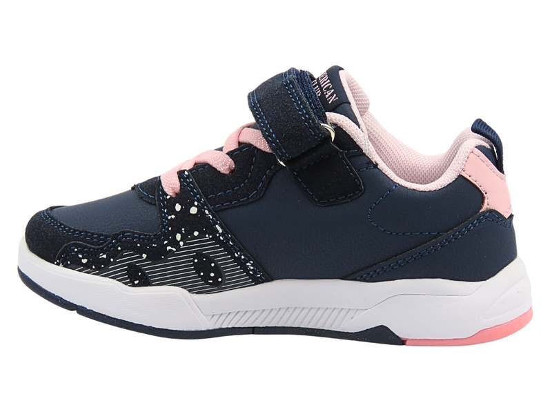 Sneakersy, buty sportowe dla dziewczynki granatowe AMERICAN CLUB BS 27/23
