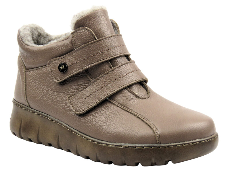 Botki damskie polskiej marki HELIOS Komfort 783, khaki