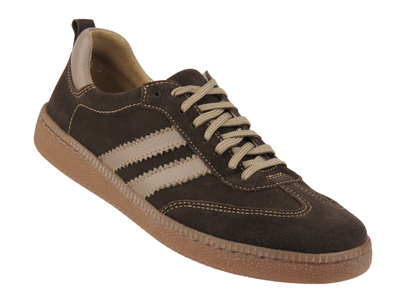 Półbuty damskie skórzane Nika Komfort 1403, brązowe