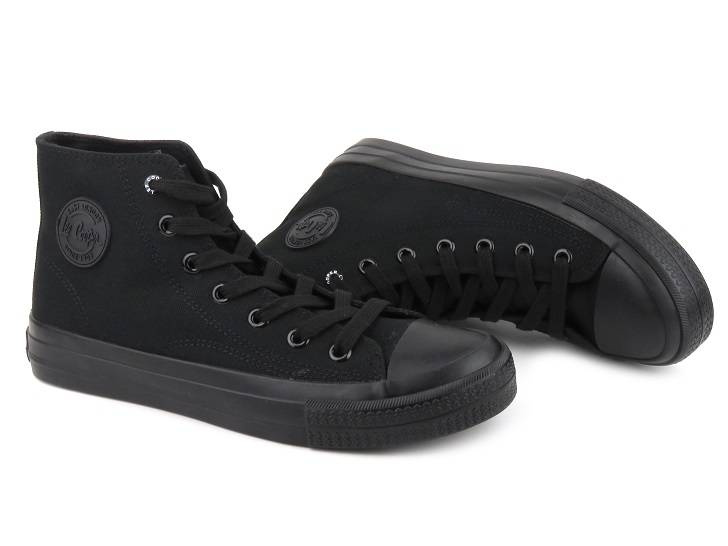 Wysokie trampki męskie Lee Cooper 22-31-0904, czarne