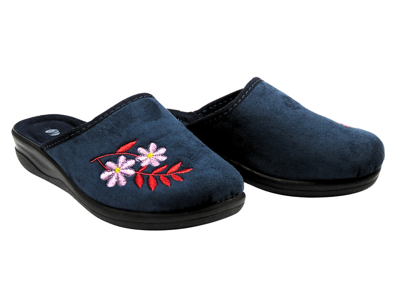 Wygodne kapcie damskie granatowe INBLU CF-8F