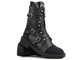 Bogato zdobione botki, workery damskie - VENEZIA 00101177D, czarne