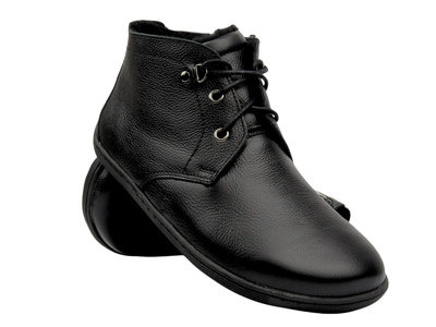 Barefoot botki minimalistyczne damskie czarne Helios Komfort 501P