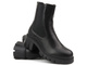 Botki damskie na traperowym obcasie - BIG STAR KK274492, czarne