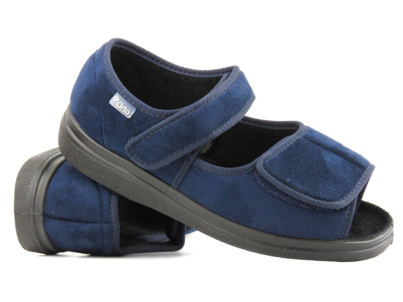 Sandały damskie profilaktyczno-zdrowotne Befado dr Orto 989D004, granatowe