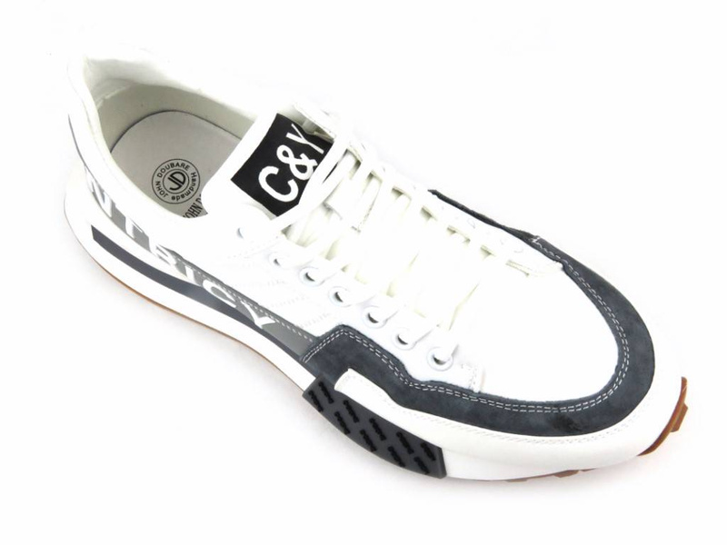 Sneakersy, buty sportowe męskie - John Doubare 2666, białe