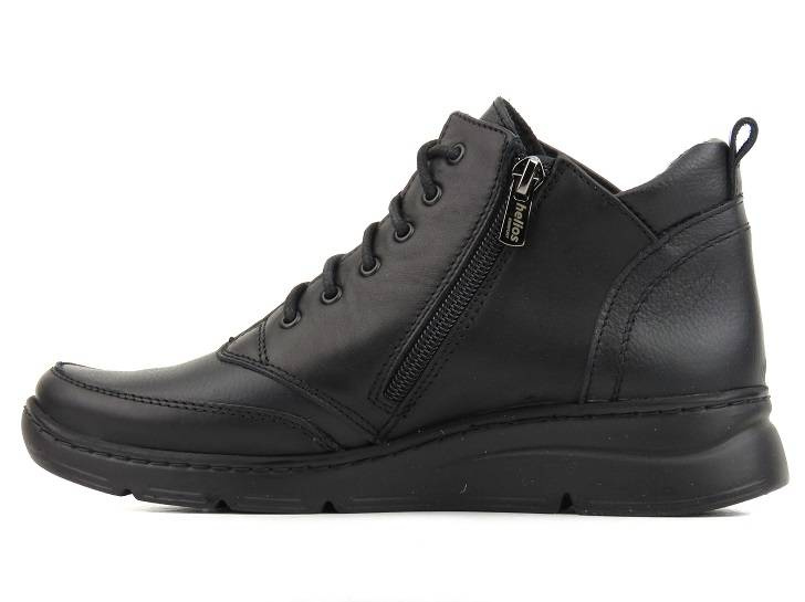 Botki damskie sportowe - HELIOS Komfort 569, czarne