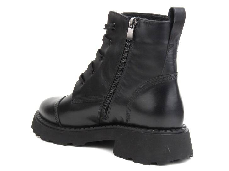 Ciepłe i miękkie damskie ze skóry naturalnej- VENEZIA 03960015D, czarne