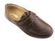 Skórzane półbuty męskie o podwyższonej tęgości H - HELIOS Komfort 806, brązowe