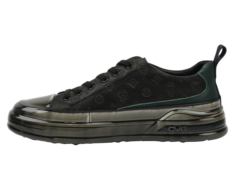 Nowoczesne sneakersy męskie - JOHN DOUBARE 8311, czarne
