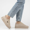 Skórzane sneakersy damskie na platformie - Filippo DP3533/24, beżowe