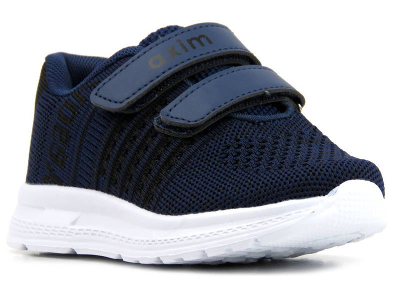 Buty sportowe dziecięce, adidasy siateczkowe - AXIM 22150, granatowe