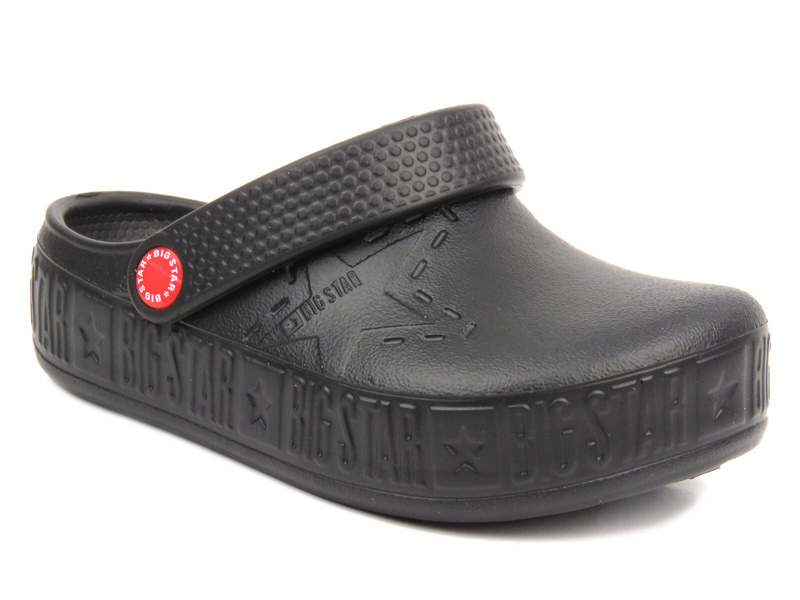 Klapki dziecięce clogsy - BIG STAR II375001, czarne
