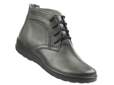 Wygodne botki damskie Helios Komfort 612, szare