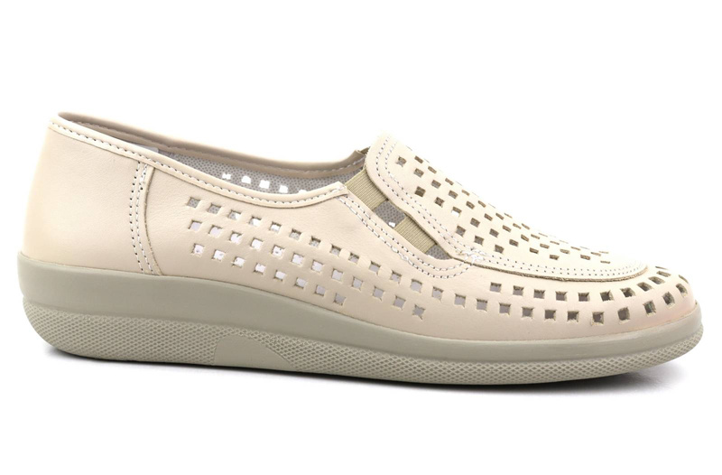 Wygodne półbuty damskie ażurowe - COMFORTABEL 941637-81