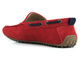 Skórzane mokasyny męskie GOE JJ1N4039, czerwone