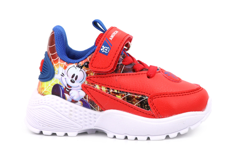 Buty dziecięce sportowe American Club BD 07/21, czerwone
