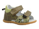 Sandały dziecięce na rzepy zielone Jamet 1112