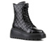 Pikowane workery damskie na platformie - VENEZIA 11216, czarne