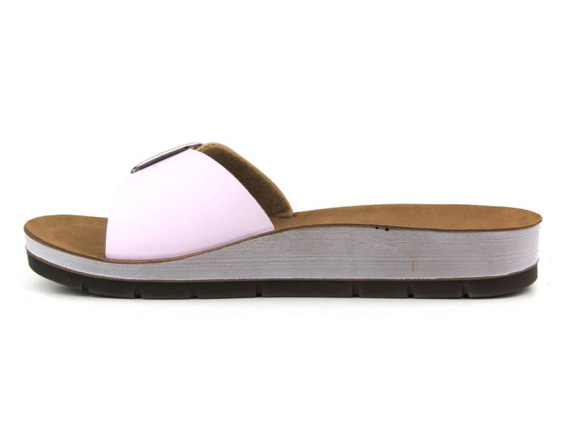 Klapki damskie z klamrą - INBLU CP-29, fioletowe