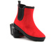 Gumowe botki damskie Potocki 23-36063, czerwone
