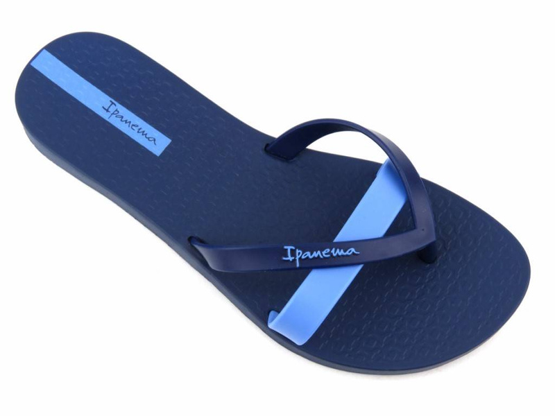 Gumowe japonki-klapki damskie IPANEMA 81805, niebieskie