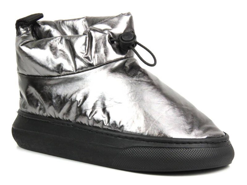 Eskimoski, mukluki, buty damskie - Venezia AND31, srebrne