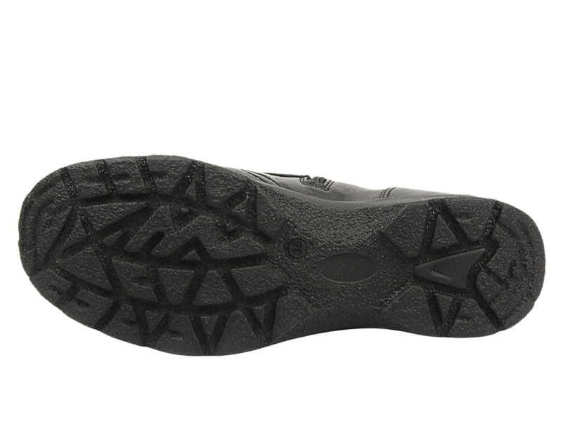 Botki damskie o wysokiej tęgości (H) - Kosela 9002, czarne