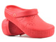 Piankowe klapki damskie, clogsy- BIG STAR II275004, czerwone